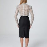 spodnica olowkowa tyl