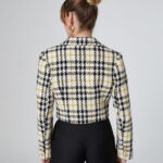 tweedowa marynarka tyl