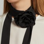 czarne twilly z roza