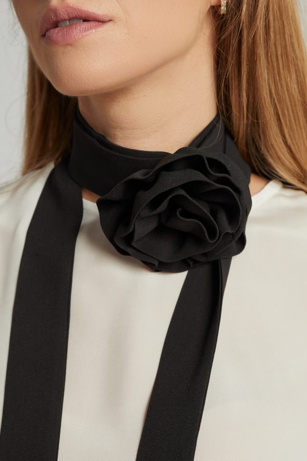 czarne twilly z roza