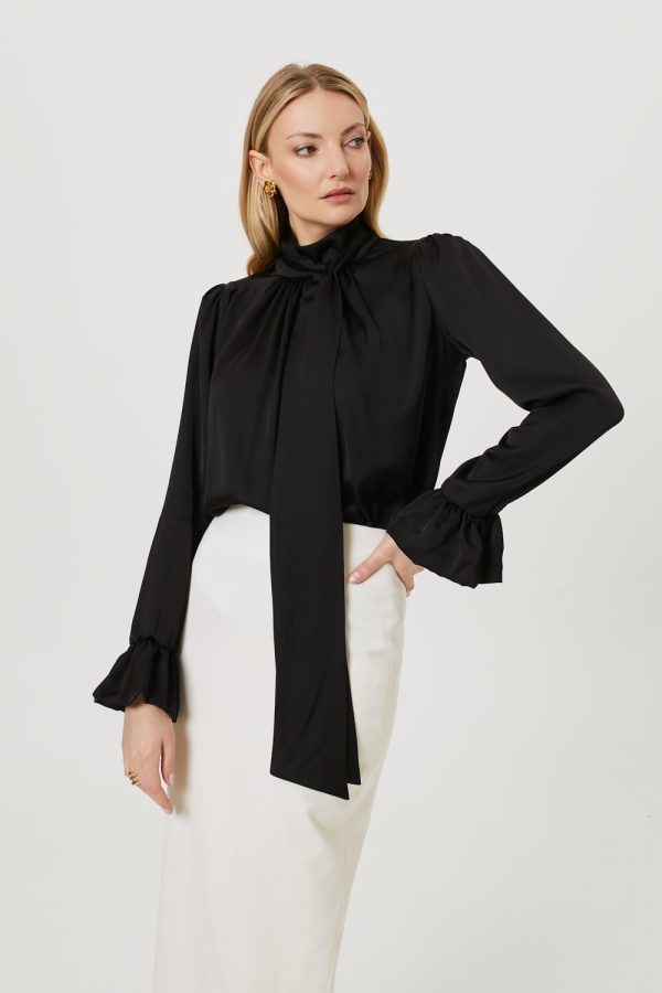 czarna bluzka damska video