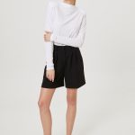 czarne bermudy damskie