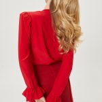 rosalie czerwona spodniczka mini