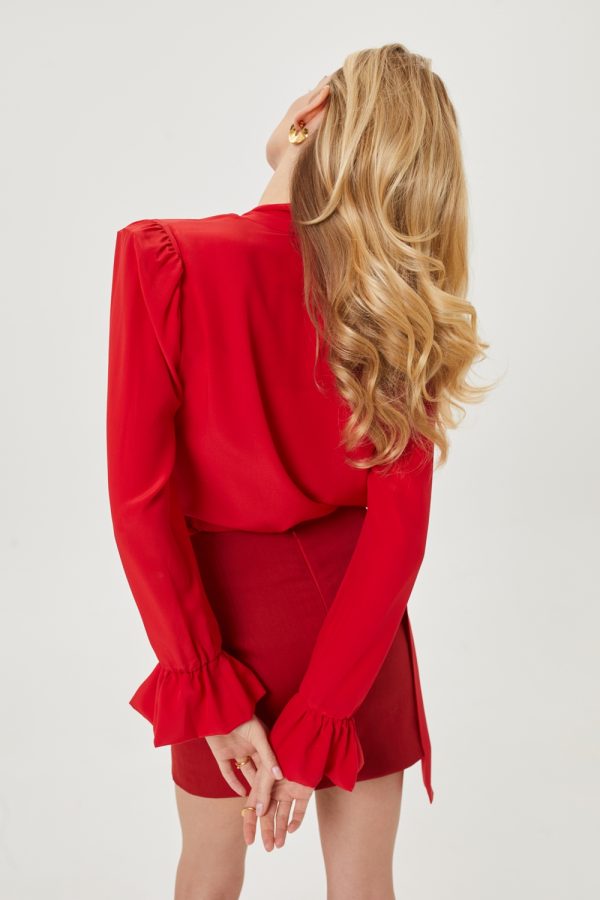 rosalie czerwona spodniczka mini