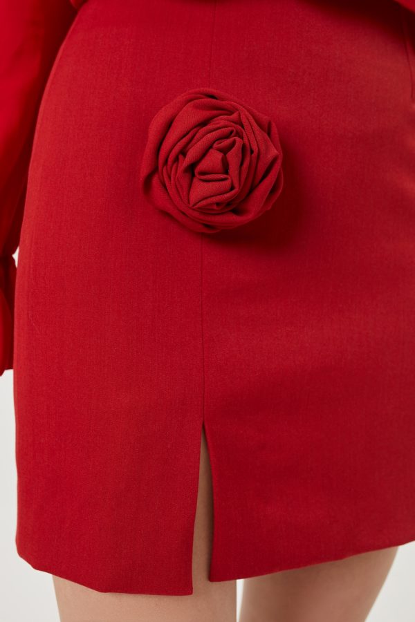 rosalie spodniczka mini czerwona