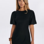 czarna sukienka damska klasyczna