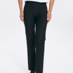 klasyczne czarne spodnie damskie w stylu biznesowym