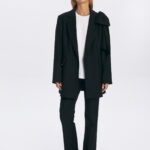 marynarka z kokarda na spotkanie damska