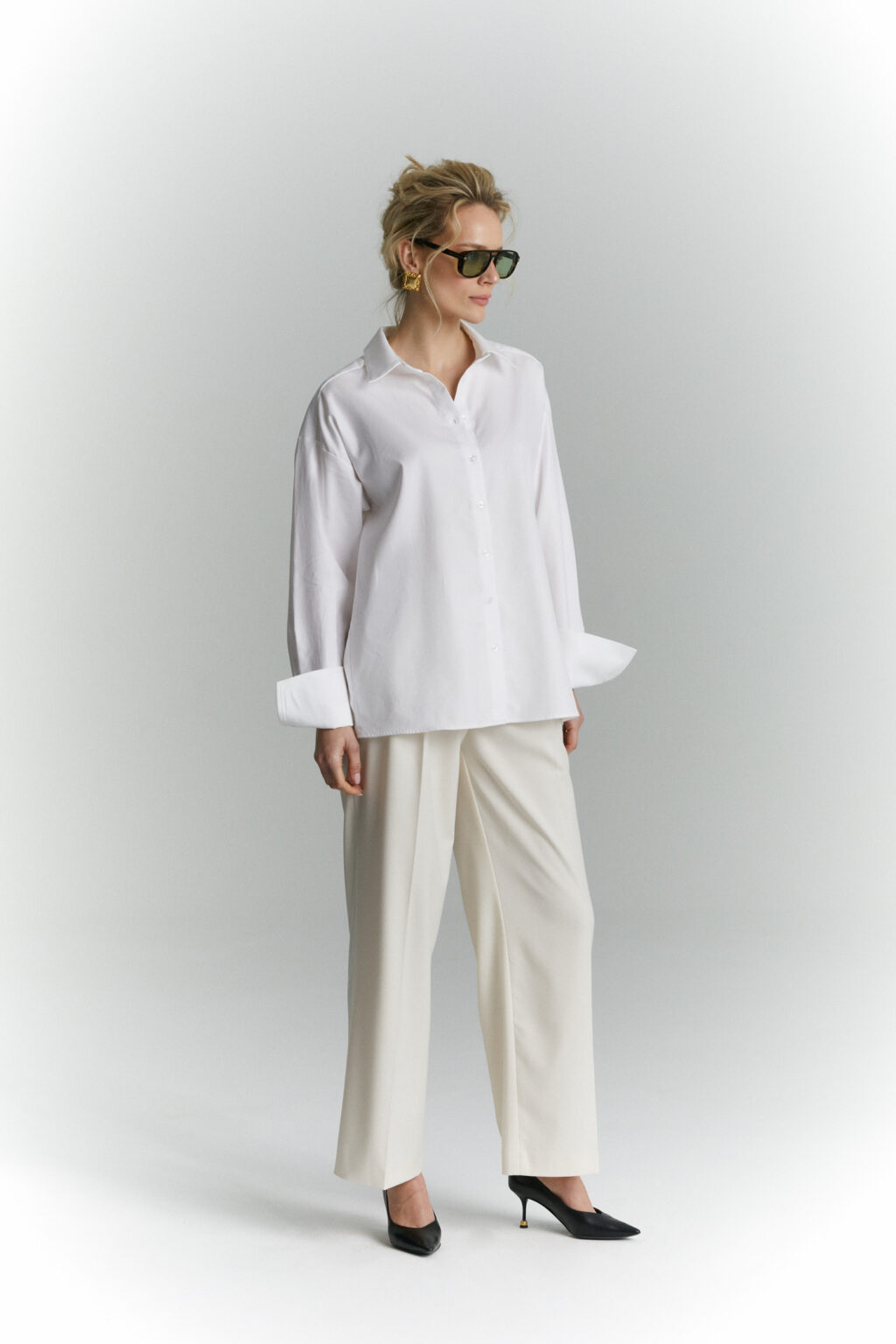 Koszula oversize Siena biala