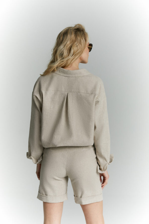 koszula diuna bezowa szaorty diuna