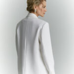 marynarka ariel smietankowa biel tyl