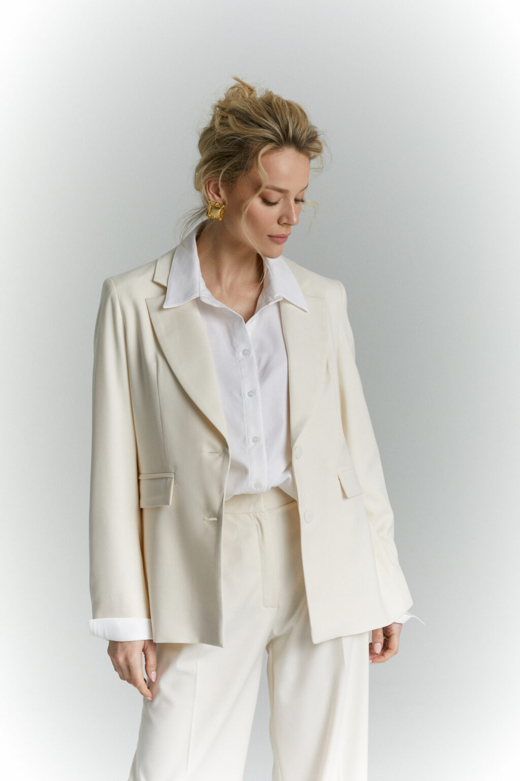 marynarka sorento waniliowa koszula siena spodnie oslo