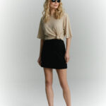 mini spodniczka mila czarna