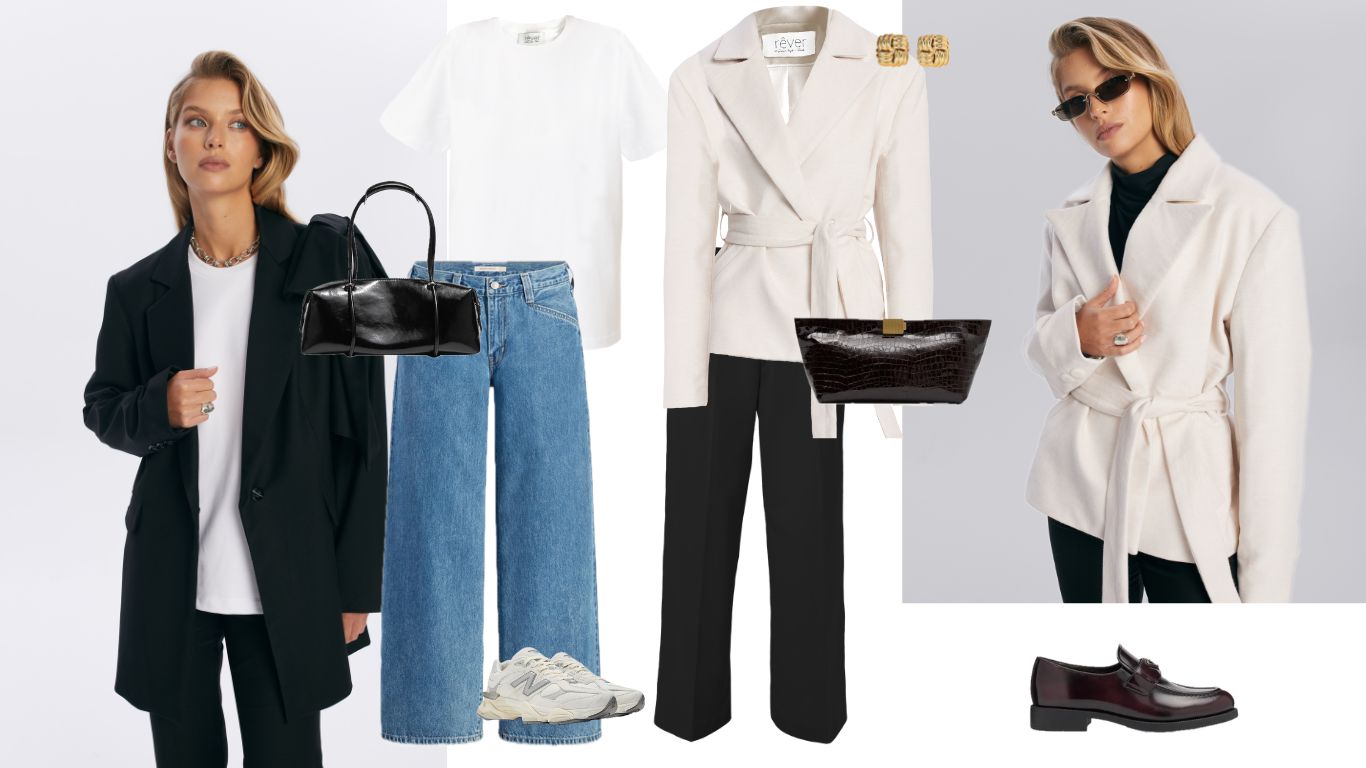 modowe stylizacje na co dzien do pracy ponadczasowe ubrania