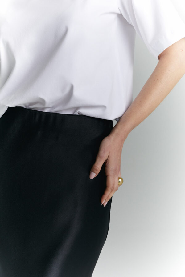 spodnica dluga lumi czarna detal