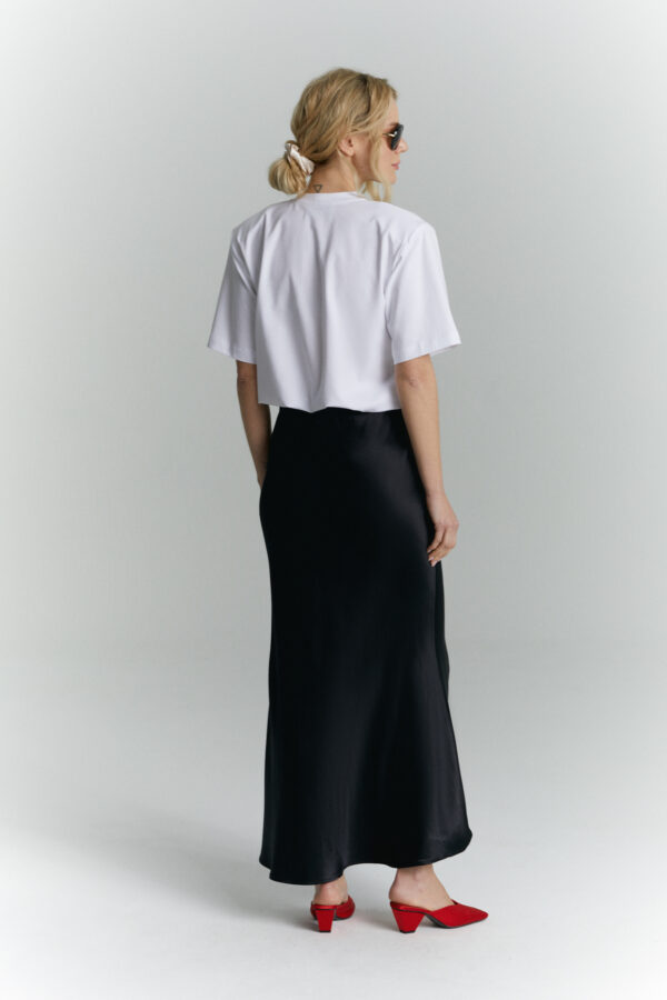 spodnica dluga lumi czarna tyl