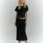 sukienka dluga mira czarna