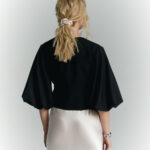 zakiet z bufiastymi rekawami blanka czarny tyl