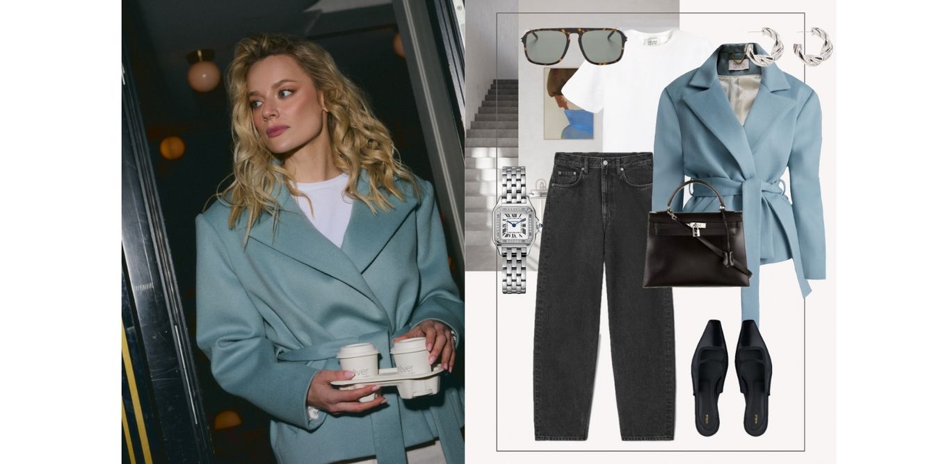 niebieski kolor sezonu wiosna lato jak stylizowac inspiracje