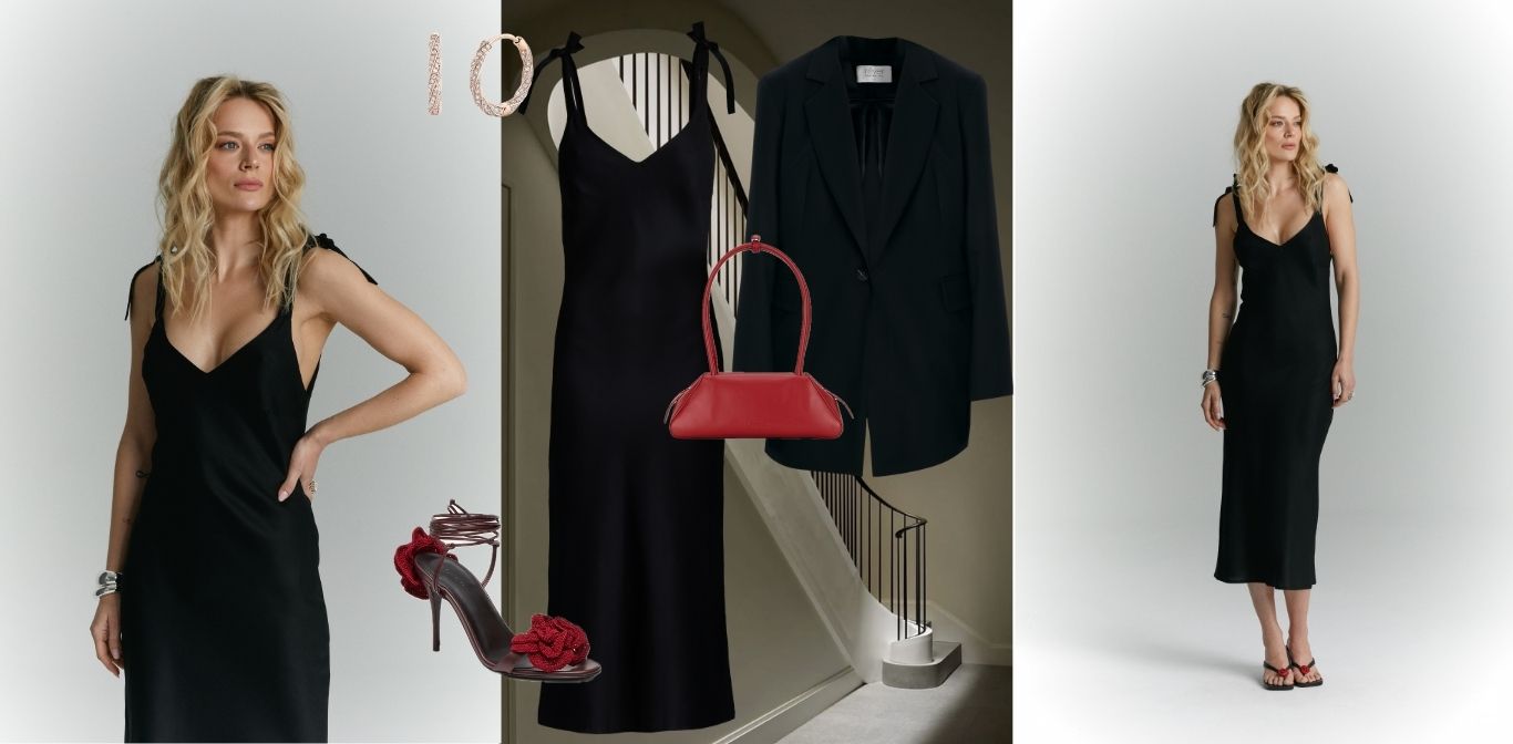 modowe inspiracje mala czarna sukienka stylizacje