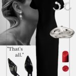 mala czarna na wieczor elegancka stylizacja inspiracje modowe