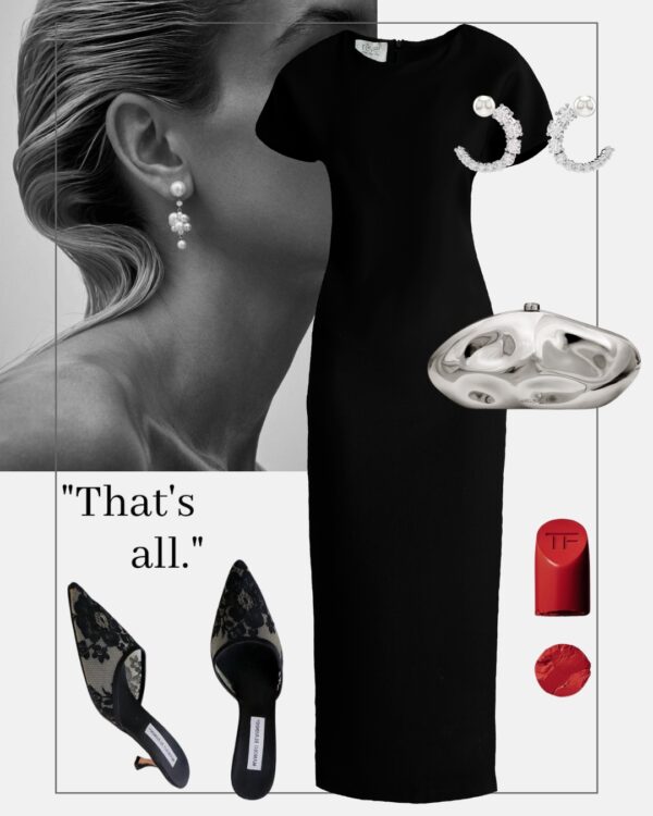 mala czarna na wieczor elegancka stylizacja inspiracje modowe