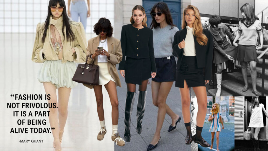 historia mody mini spodniczka modowe inspiracje mary quant lata
