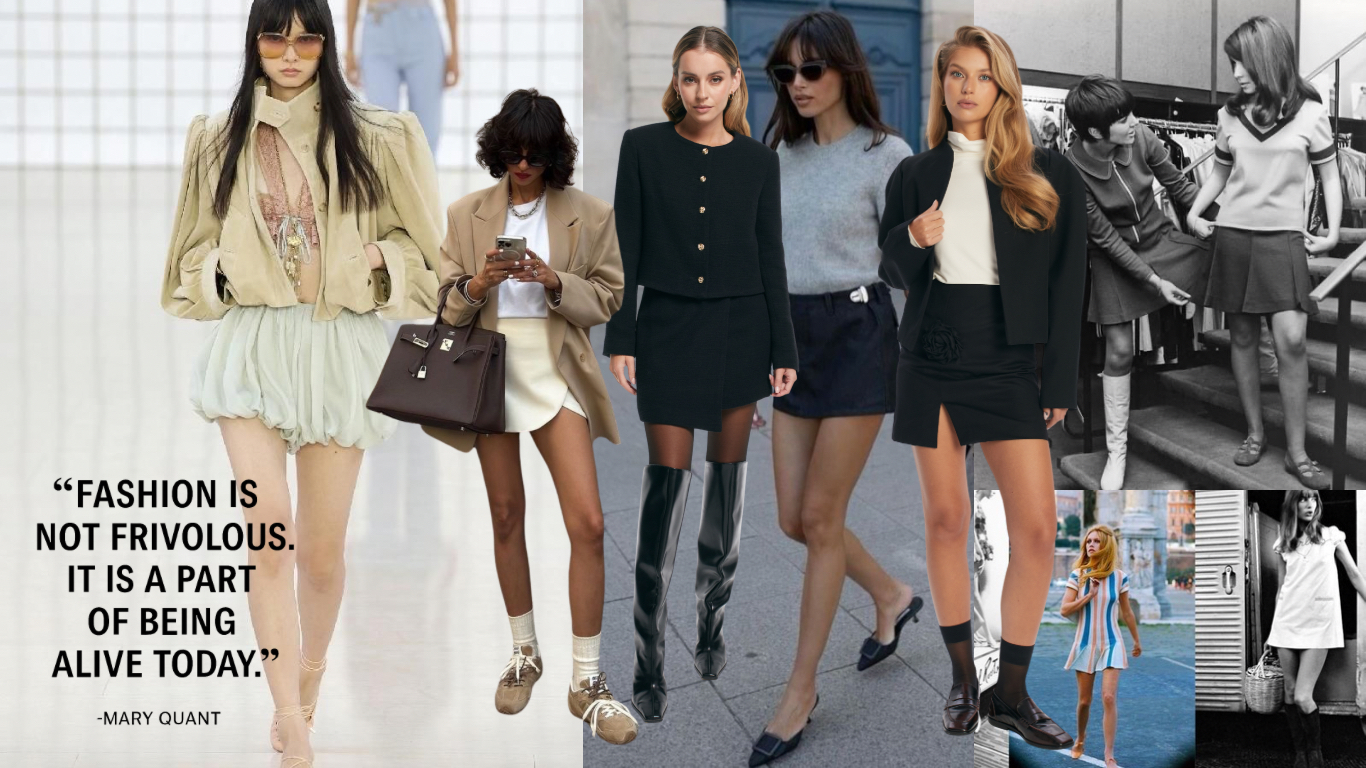 historia mody mini spodniczka modowe inspiracje mary quant lata