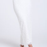Spódnica-koronkowa-długa off-white-Marlen-przod