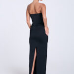 Sukienka-gorsetowa-długa Linda-tyl