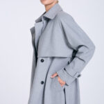 Trencz-z-wodoodpornej-wełny-szary-Marko-detal