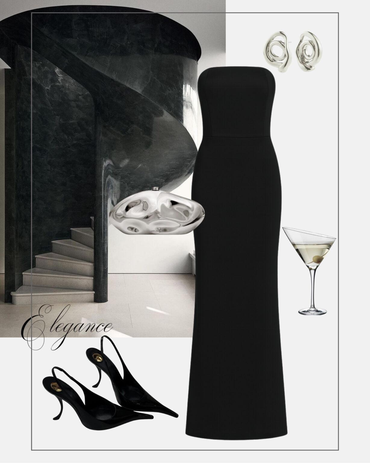 stylizacja-na-impreze-andrzejki-czarna-sukienka-maxi