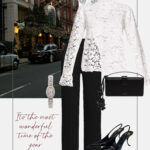 swiateczna-stylizacja-na-wigilie-firmowa-czarne-spodnie-koronkowa-bluzka