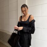 czarna-koszula-ami-detal