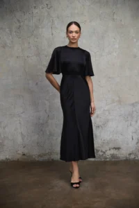 Sukienka Nina długa czarna