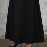 czarna-sukienka-kokarda-amanda-rever-detal-przod