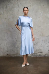 Sukienka Nina midi ice blue